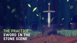 Sword in the Stone Scene in Cinema 4d // The Practice 127