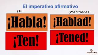 "EL IMPERATIVO AFIRMATIVO" (Tú y Vosotros) | MULO 3 + 4 | VWO/HAVO