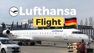 LUFTHANSA Flight CRJ-900 & A319 Münster-Osnabrück🇩🇪to München🇩🇪& Geneva🇨🇭Economy Class Airport