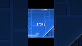 1 Cps VS 999 Cps Geometry dash #fyp #foryou #geometrydash #gaming #music #viral #fypシ  #minishorts