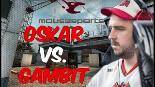 oskar |mousesports| 1440p@60fps POV | 28/15 vs. Gambit | de_cache