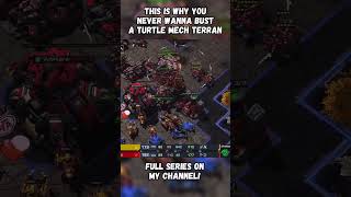 This is why you never wanna bust a turtle mech terran #sc2 #rts #starcraft #starcraft2 #shorts