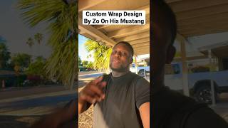 Custom Wrap Reveal #car #mustang