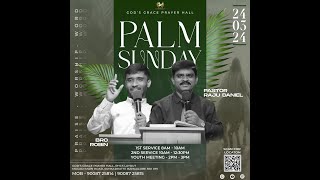 LIVE 24th March 2024 | PALM Sunday Worship | Pastor Raju Daniel  #brorobin  #GGPH