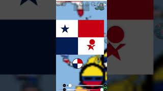 Dibujando países parte 18 (🇵🇦 Panamá 🇵🇦) #countryballs #viral #shorts #panama