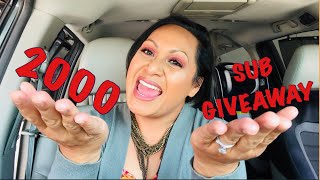 GIVEAWAY TIME | Thank you to all my subscribers