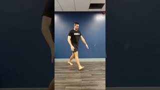 Forward lunges floor reach