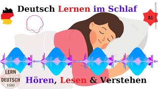 Deutsch lernen im Schlaf || Deutsch lernen durch Hören || Hören, Lesen und verstehen || Niveau A1.