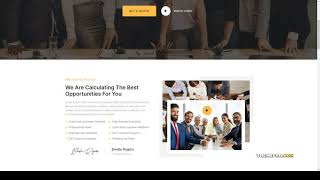 Acctual  Accounting Firm Elementor Template Kit accountant business