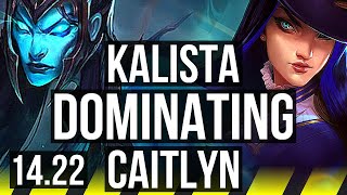 KALISTA & Renata Glasc vs CAITLYN & Blitzcrank (ADC) | Dominating | BR Challenger | 14.22