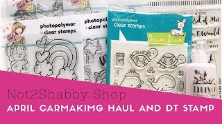 April Cardmaking Haul and Design Team Stamp