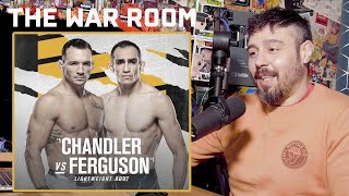 Michael Chandler vs Tony Ferguson - The People's Main Event | The War Room with Dan Hardy | WR Clips