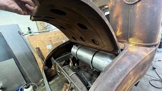 Model a coupe trunk hinges. Watch how I did mine