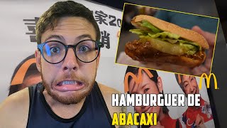 REACT SINCERO: PROVANDO O BIZARRO MENU DO MCDONALDS EM HONG KONG