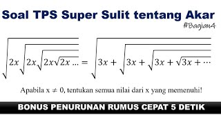 SOAL TPS AKAR SUPER SULIT — Bagian 4