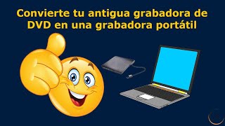 Convierte tu antigua grabadora de DVD en una grabadora portátil