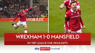 Wrexham see off promotion rivals! 🔴 | Wrexham 1-0 Mansfield | EFL Highlights