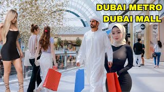 Habibi come to Dubai : Dubai Metro to Dubai Mall