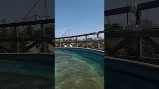 Silver River Log Flume full on ride POV may 2024 UFHD - portaventura world