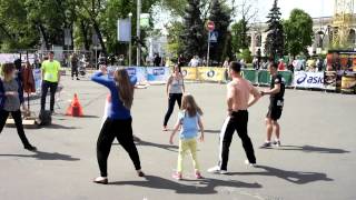 танцы на Киевском марафоне 27.04.2014