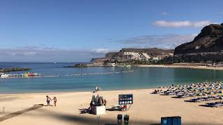 10am on Amadores Beach GRAN CANARIA Puerto Rico