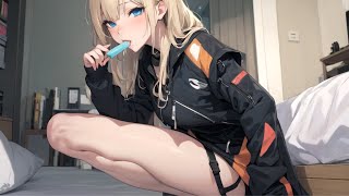 Cute Girl Sucking On Popsicle ASMR Audio (Longer Video On Patron)