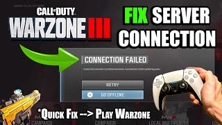 WARZONE 3: HOW TO FIX SERVER CONNECTION "GO OFFLINE or RETRY"  | COD