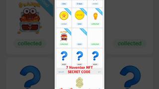 Today major airdrop 7 November NFT secret code #blum #airdrop #airdropcrypto #shorts