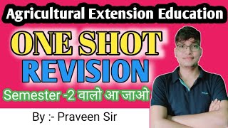 Complete Agricultural Extension Education || By :- Praveen sir 🔥🔥