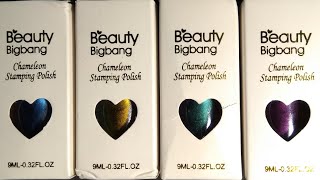 BEAUTYBIGBANG "Chameleon Stamping Polish" | Live in Action