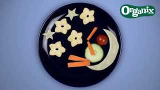 Organix man in the moon fun plate