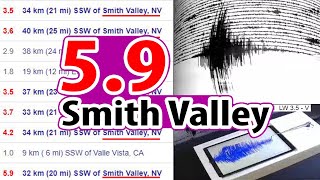 5.9 Smith Valley EARTHQUAKE-NEVEDA/CALIFORNIA