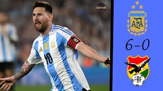 Messi's Epic Hat-Trick! Argentina vs Bolivia 6-0 Highlights (All Goals) | 2024