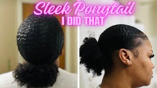 I NAILED IT| NO GOT TO BE GLUED | SLEEK PONYTAIL