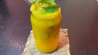 Mango Mojito 😋🥭! Non-alcoholic! Simple and easy mango mojito 😍! Refreshing summer drink