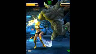 Angela Vs RHINO Marvel Contest of Championships l, YouTube Shorts video #151