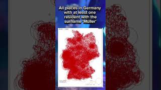 All places in Germany with at least one resident with the surname 'Müller' #germany #like #europe