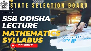 ODISHA SSB || MATHEMATICS SYLLABUS @studywith_koko