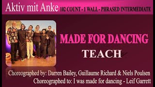 Made for dancing - Darren Bailey, Guillaume Richard & Niels Poulsen - teach and learn with Anke