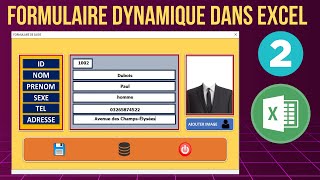 Créez un formulaire dynamique dans excel |créer un formulaire de saisie avec excel |formulaire excel