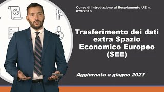 Corso Privacy GDPR -  Modulo Trasferimento Dati Extra UE