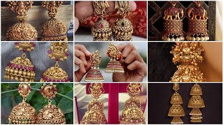 Gold Buttalu Earrings Collections | Latest Gold Jhumka Designs| Gold Buttalu Earrings | Krishnapriya