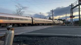 Amtrak crescent, with a conductor waving at me.