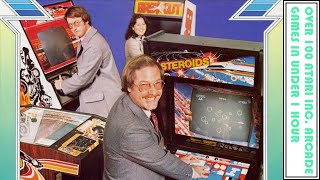 Over 100 Atari Inc. Arcade Games In Under 1 Hour