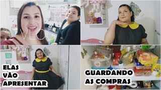 VLOG DA SEMANA TODA| GUARDANDO COMPRAS | AS MENINAS VÃO DANÇAR NO ESPECTÁCULO | MOSTRANDO FIGURINO