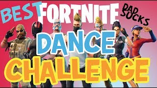 FORTNITE CHALLENGE..DAD REALLY SUCKS