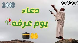 دعاء يوم عرفه 1443🤲 فضل صيام يوم عرفه🕋حالات واتس اب يوم عرفه 🥀 تهنئة عيد الاضحى المبارك