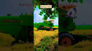 BHAG 930 #combine #machine #dhaan #harvesting #viral #omg #traveller #gangsara #gaonkiduniya