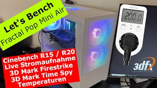 Test 3 Fractal Design Pop Mini Air 13100F & RTX 4060 Stromspar PC Test