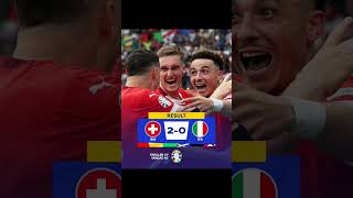 Switzerland won the match against Italy at Euro 2024  #euro2024 #switzerland #italy #uefa #fifa